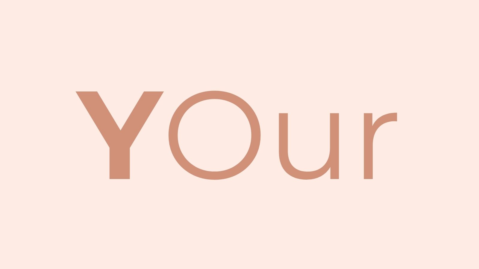 Schriftzug YOur