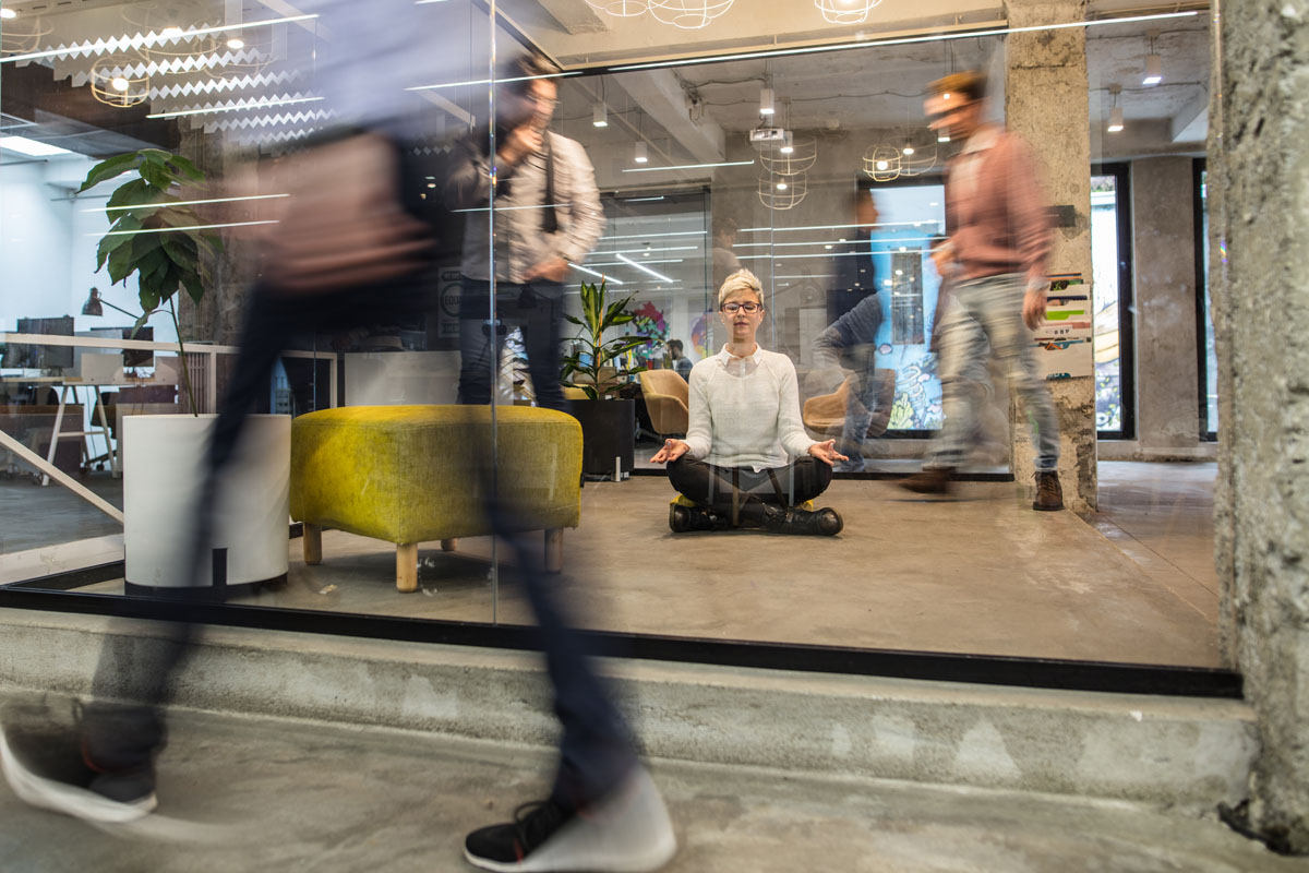 Business Health, Yoga im Büro